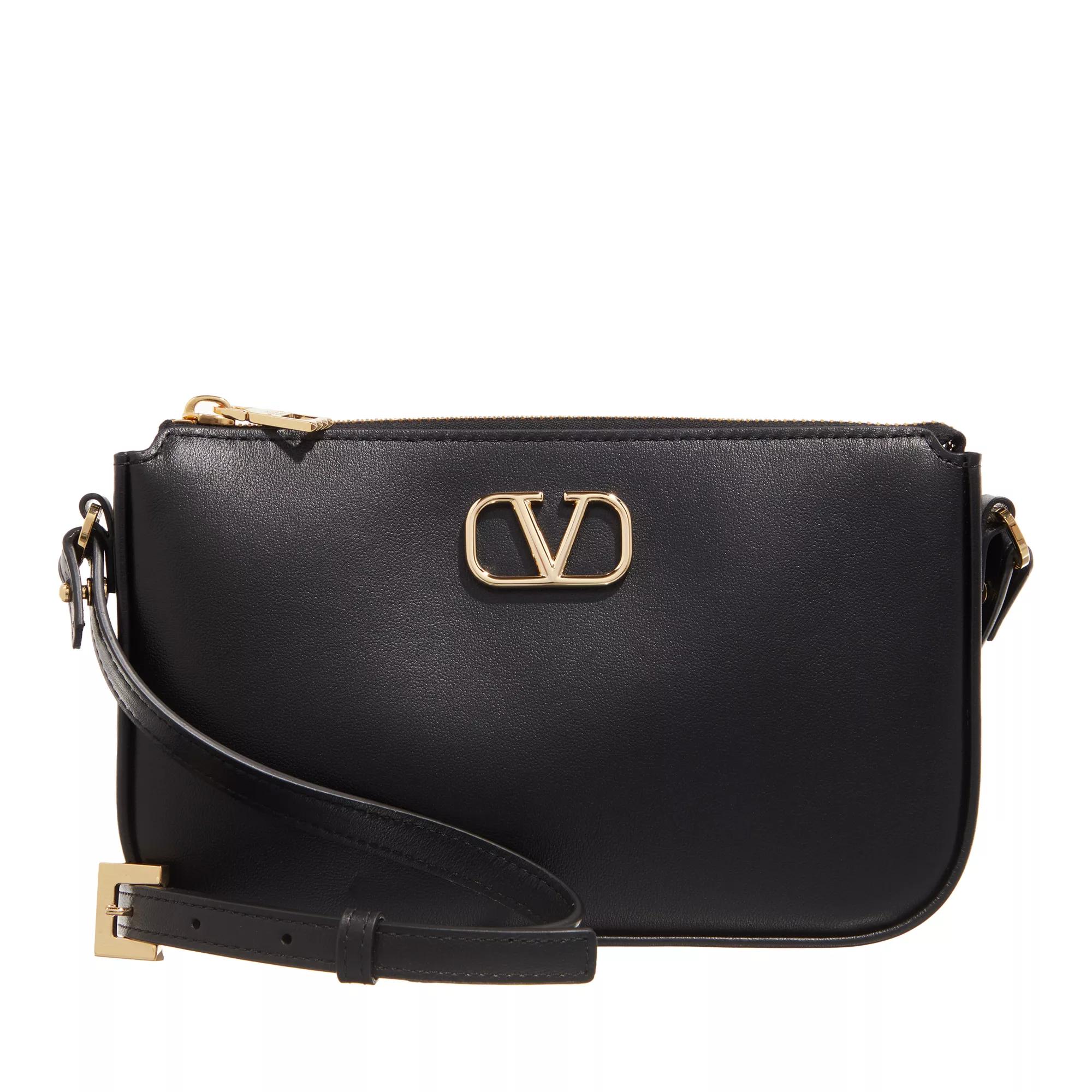 Valentino Garavani Crossbody Bags - Pouch Vlogo Signature - Gr. unisize - in Schwarz - für Damen