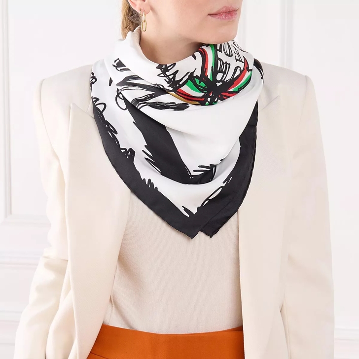 Lightweight white clearance scarf