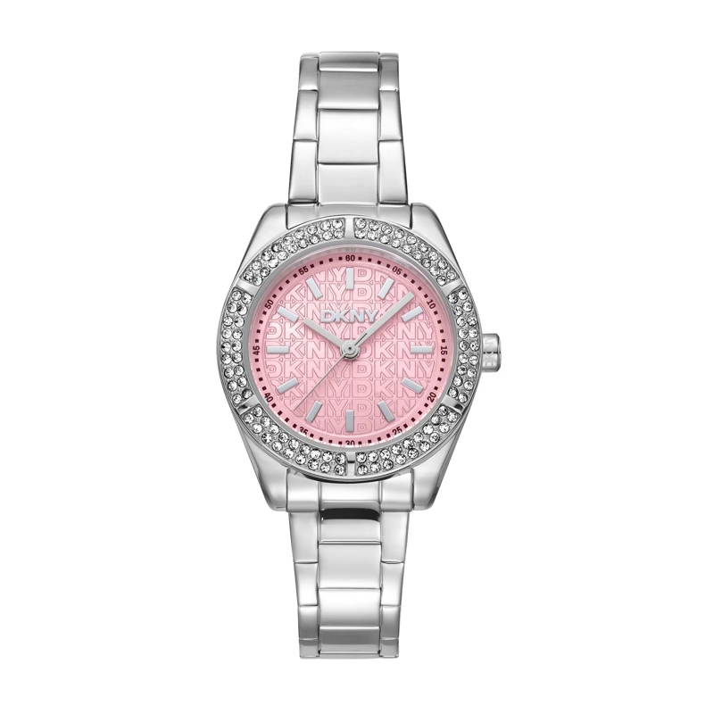 DKNY Quarzuhr Quarzuhr Evening Watch silber