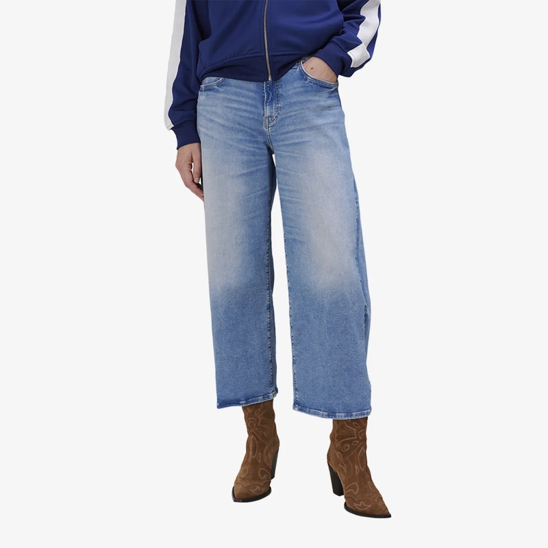 True Religion Jeans Wide Leg Jeans VOLUME CROP blau(Image 5)