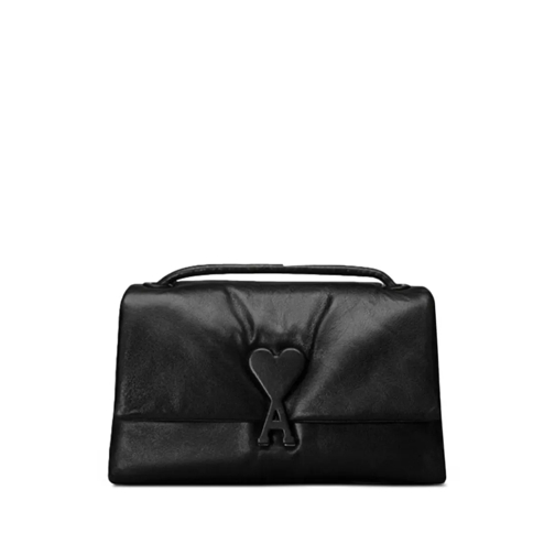 AMI Paris Schoudertas Black Voulez-Vous Shoulder Bag Black