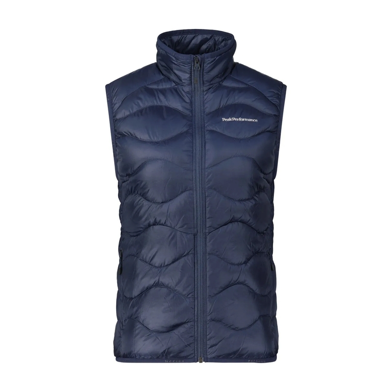 Peak Performance Vest Daunenweste mit Steppung blau