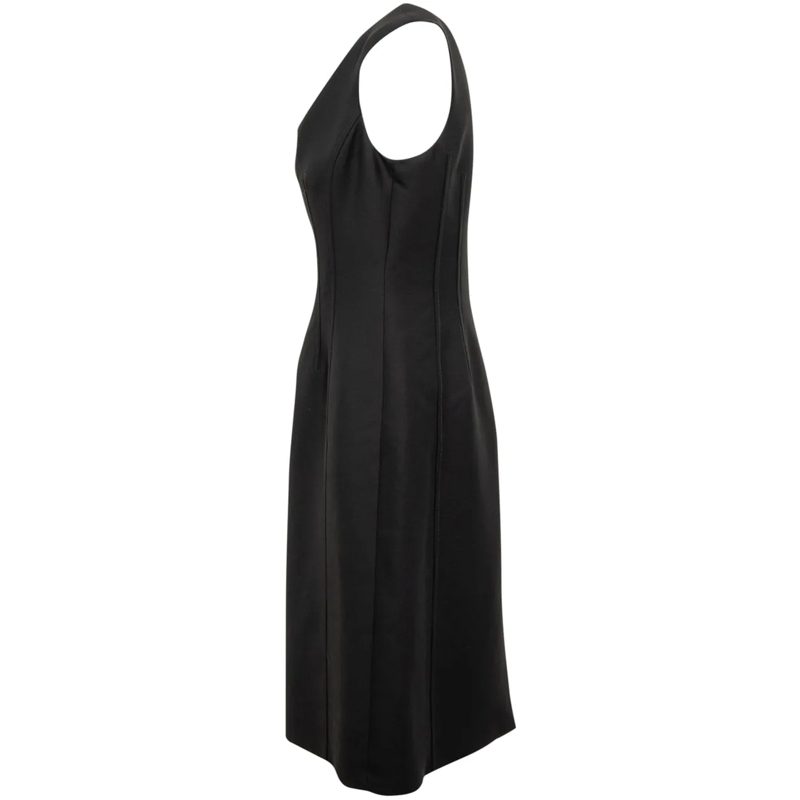 Salvatore Ferragamo Robe midi Abito Lungo schwarz(Image 3)