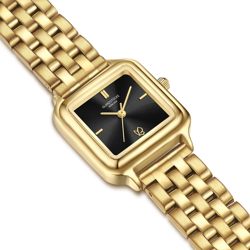 Glanzstücke München Automatikuhr Damen Armbanduhr Edelstahl gold(Image 6)