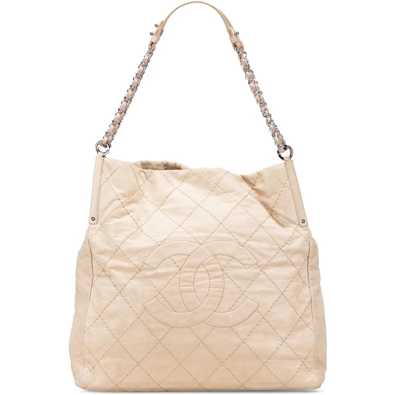 Chanel Shopper Iridescent Calfskin Sea Hit Tote braun