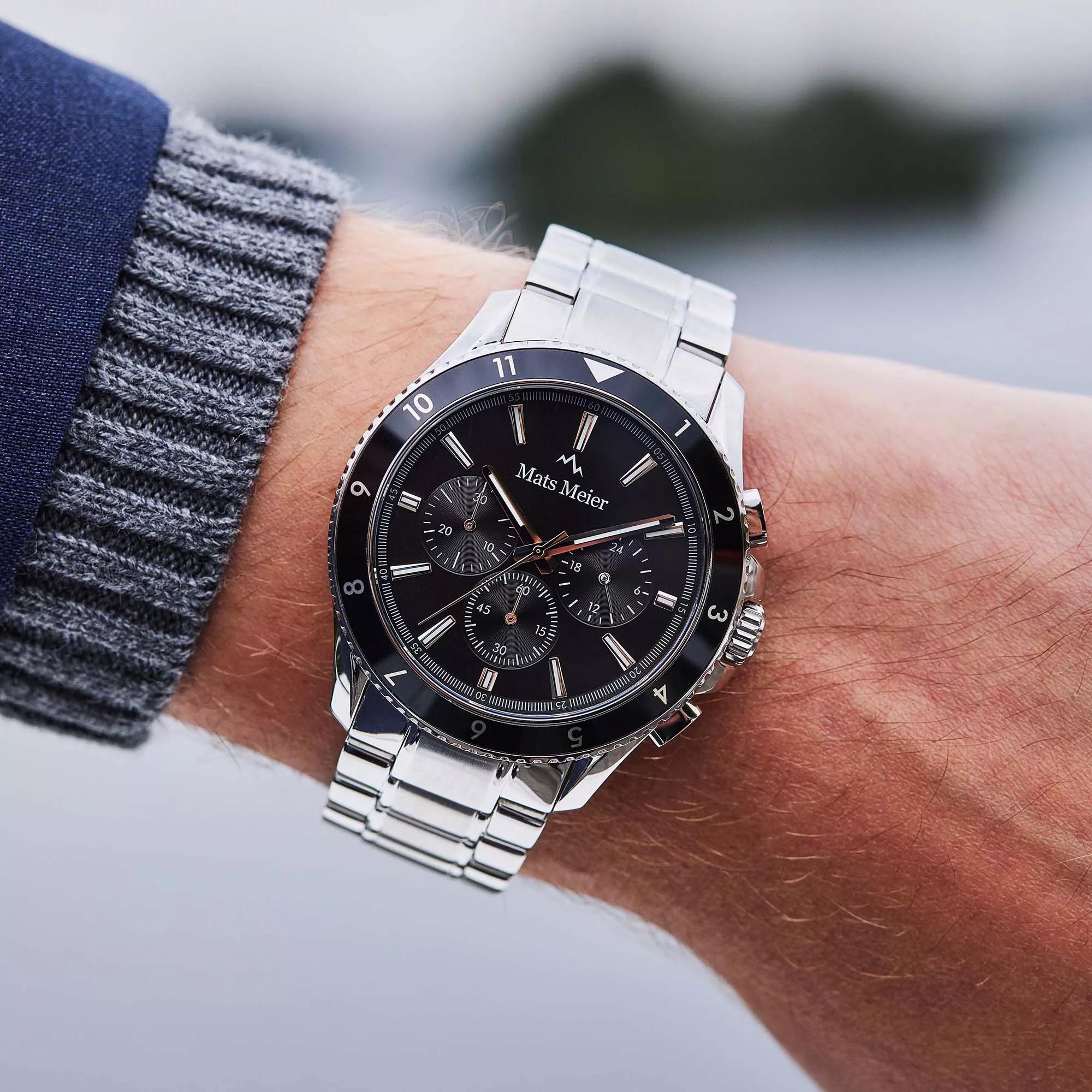 Mats Meier Mats Meier Ponte Dei Salti herren Uhr Silber MM005 Silber farbend Automatisch Horloge