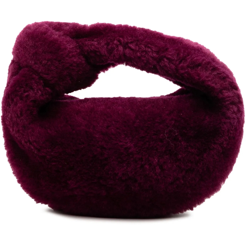 Bottega Veneta Schultertasche Mini Shearling Jodie lila