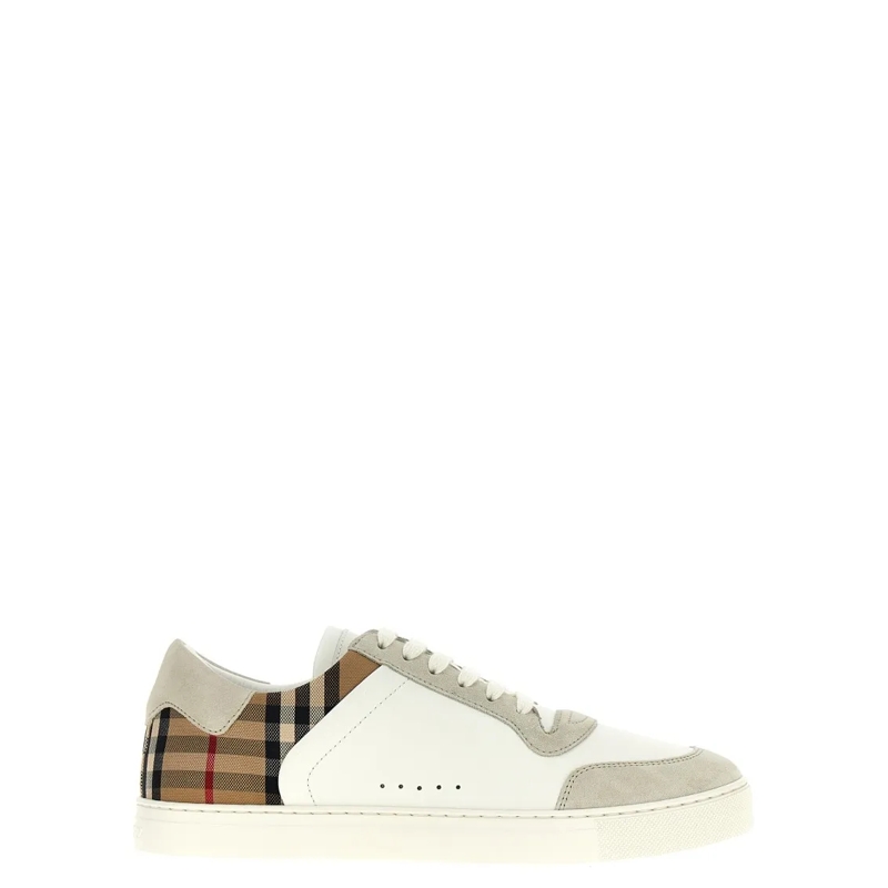 Burberry Low-Top-Sneaker Check Sneakers White