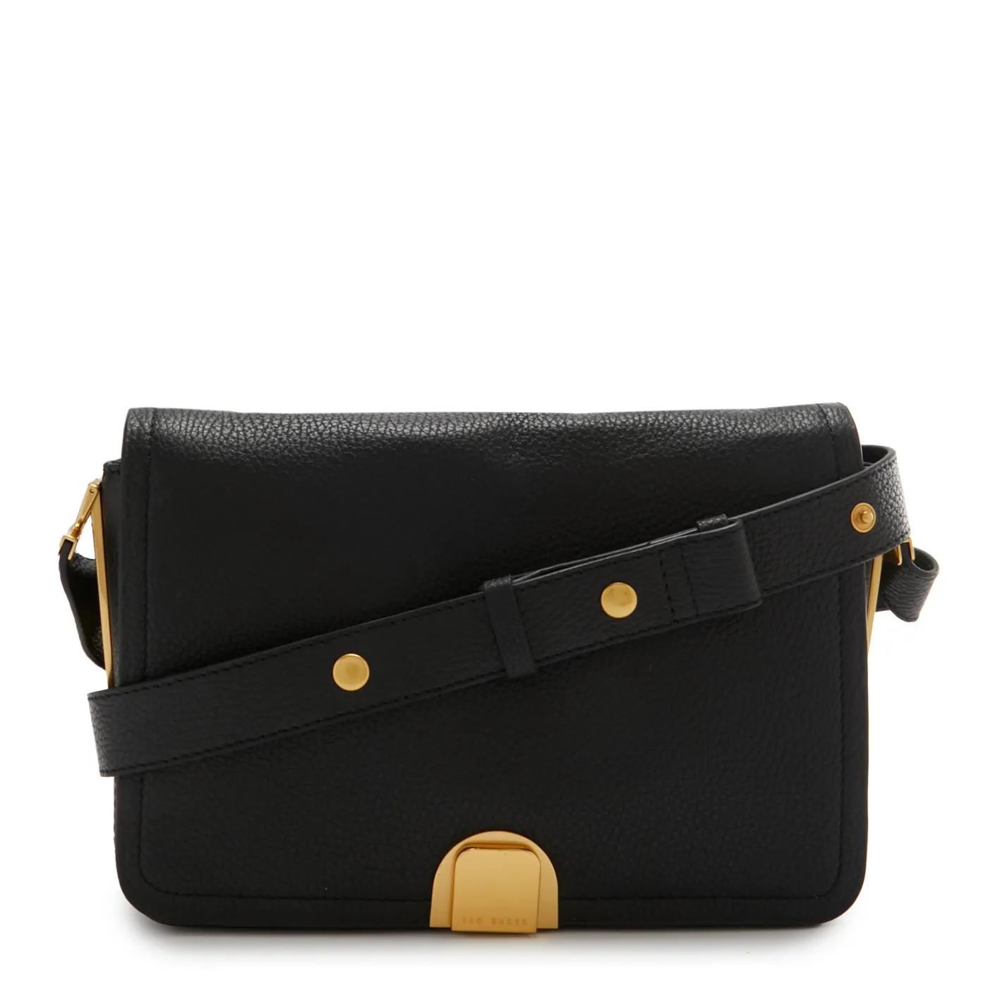 Ted Baker Hobo Bags - Imielly Lock Detail Baguette Shoulder Bag - Gr. unisize - in Schwarz - für Damen