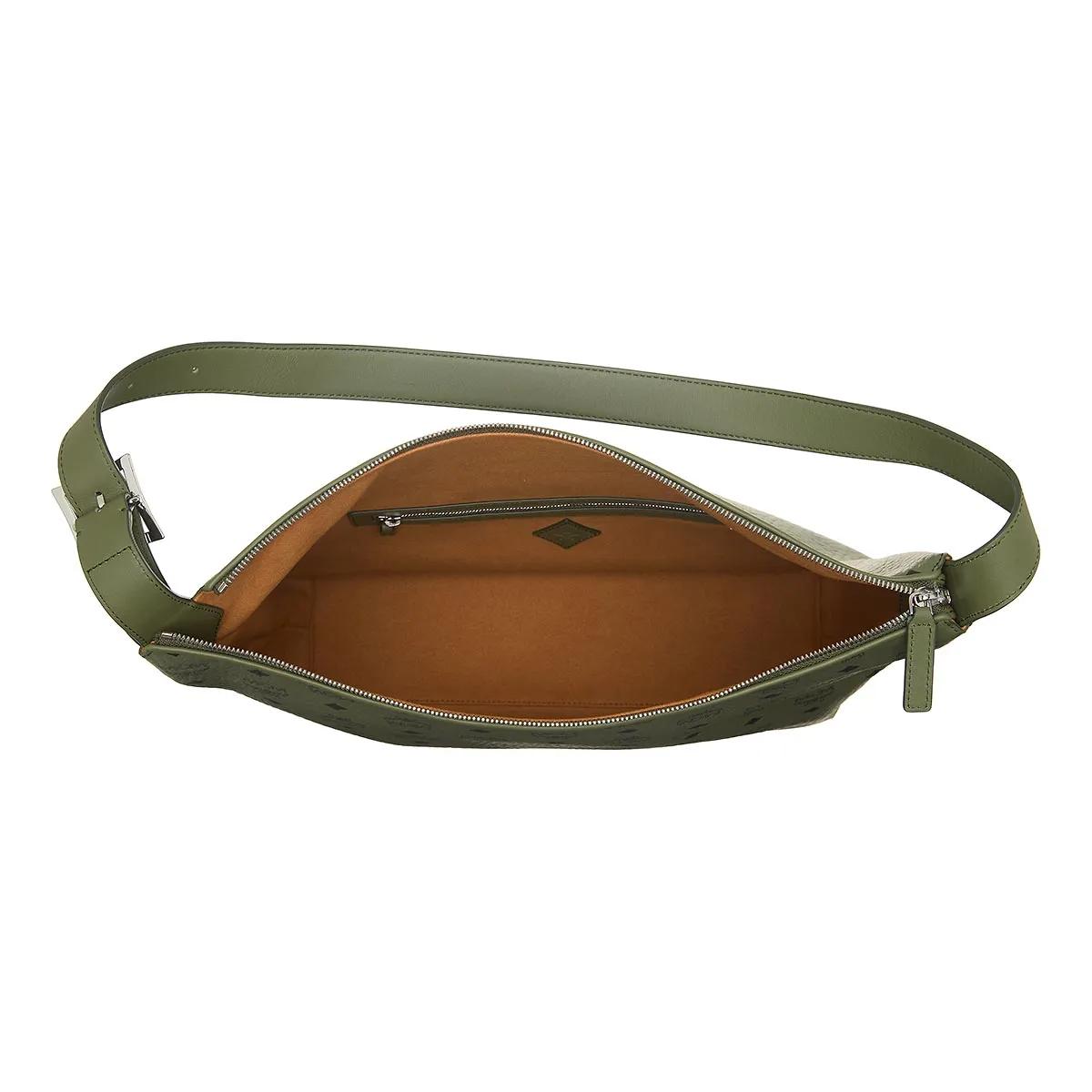 MCM Hobo bags Aren Hobo Large in groen
