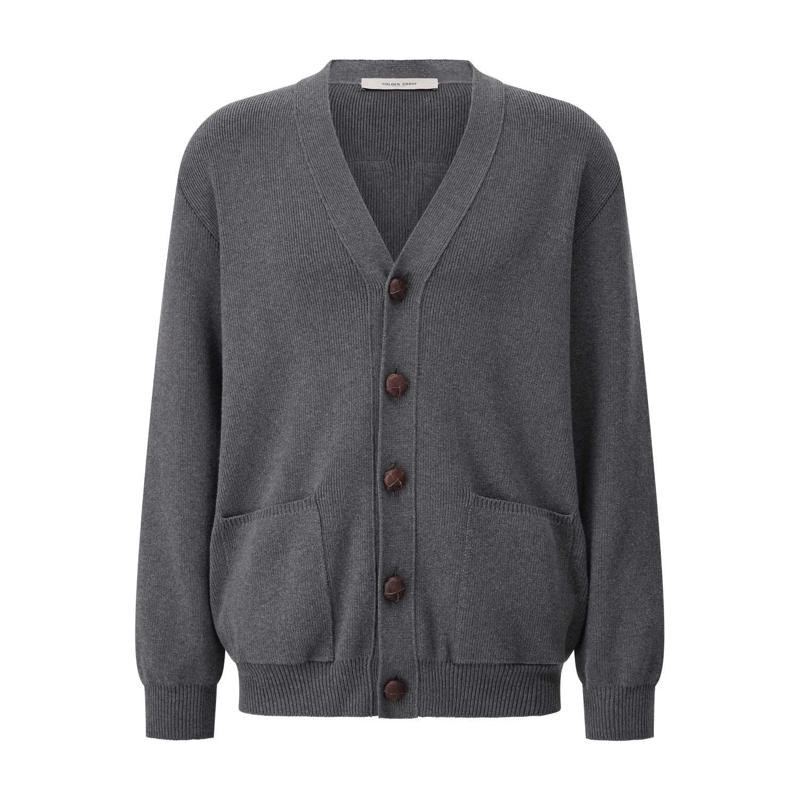 Golden Goose Strickjacke Grey Darryl Cardigan Grau
