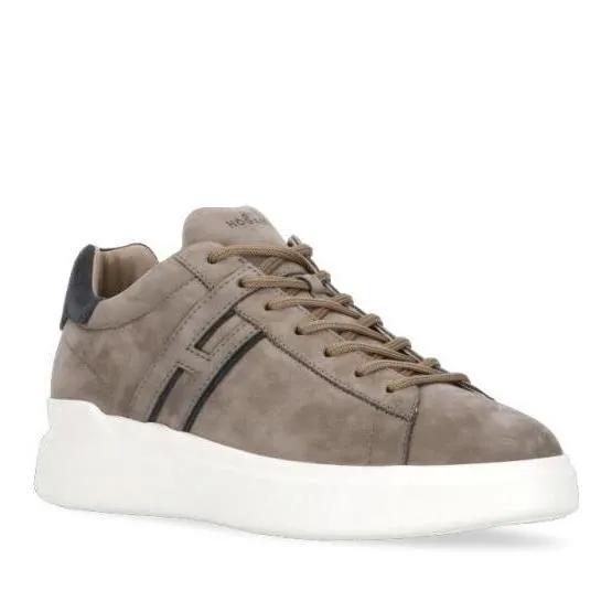 Hogan Low-Top Sneaker - H580 Brown Leather Sneakers - Gr. 40,5 (EU) - in Braun - für Damen