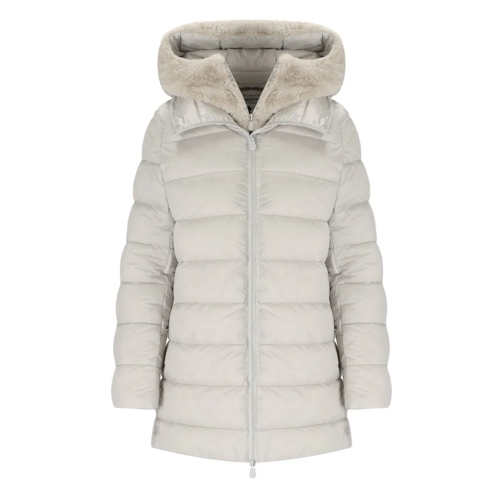 Save the Duck Daunenjacken SAVE THE DUCK MATILDA GRAU DAUNENJACKE MIT KAPUZE grau