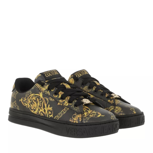 Versace Jeans Couture Sneakers Shoes Black/Gold lage-top sneaker