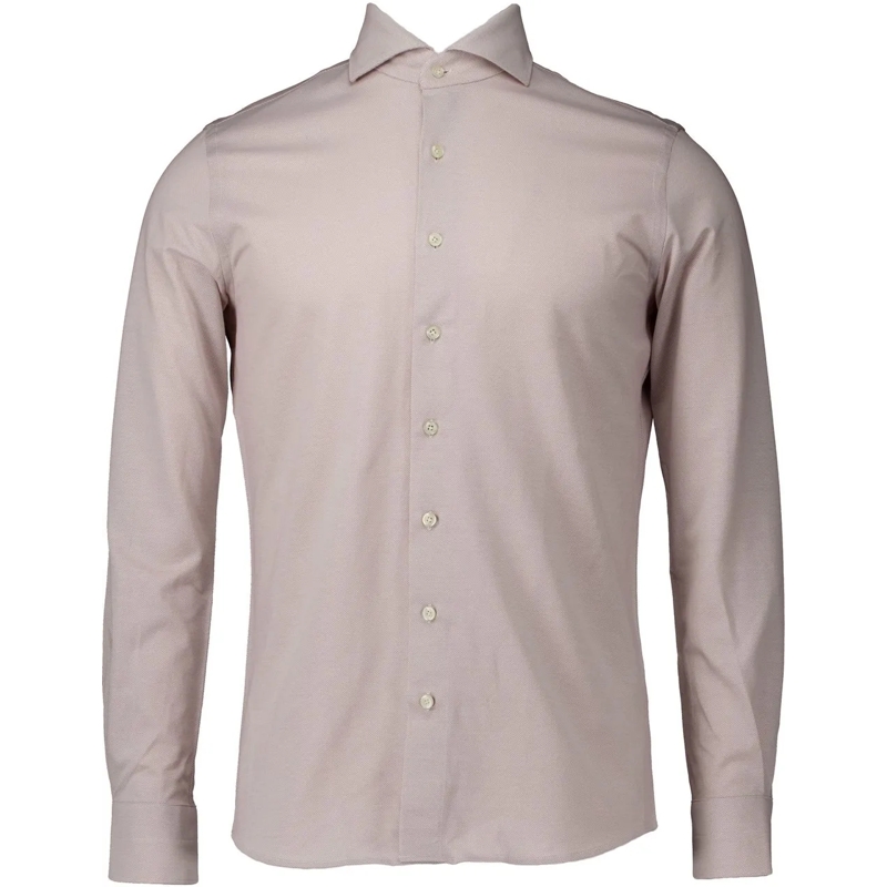 PROFUOMO  Profuomo  Lange Mouw Overhemden Donkerroze Ppwh100 rose