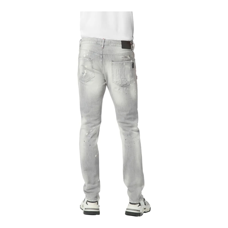 Philipp Plein Jeans mit geradem Bein Jeans Regular Fit Racing grau(Image 2)