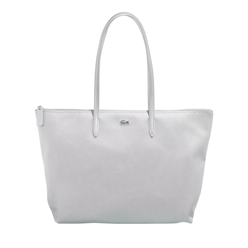 Lacoste L Shopping Bag Silver Shopper