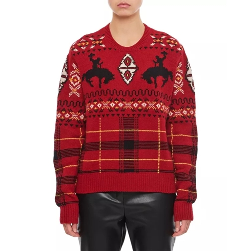 Polo Ralph Lauren Wool Blend Crewneck Sweater Red 
