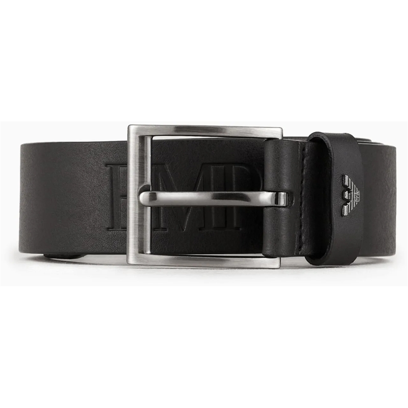 Emporio Armani Ledergürtel Belts Black schwarz