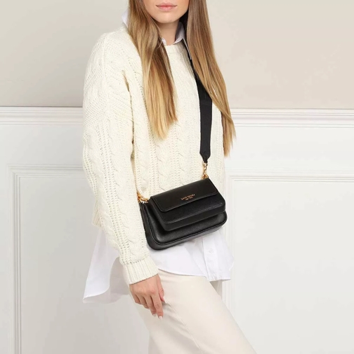 Kate Spade New York Crossbody Bag Morgan Saffiano Leather Double Up Crossbody Black (Image 2)
