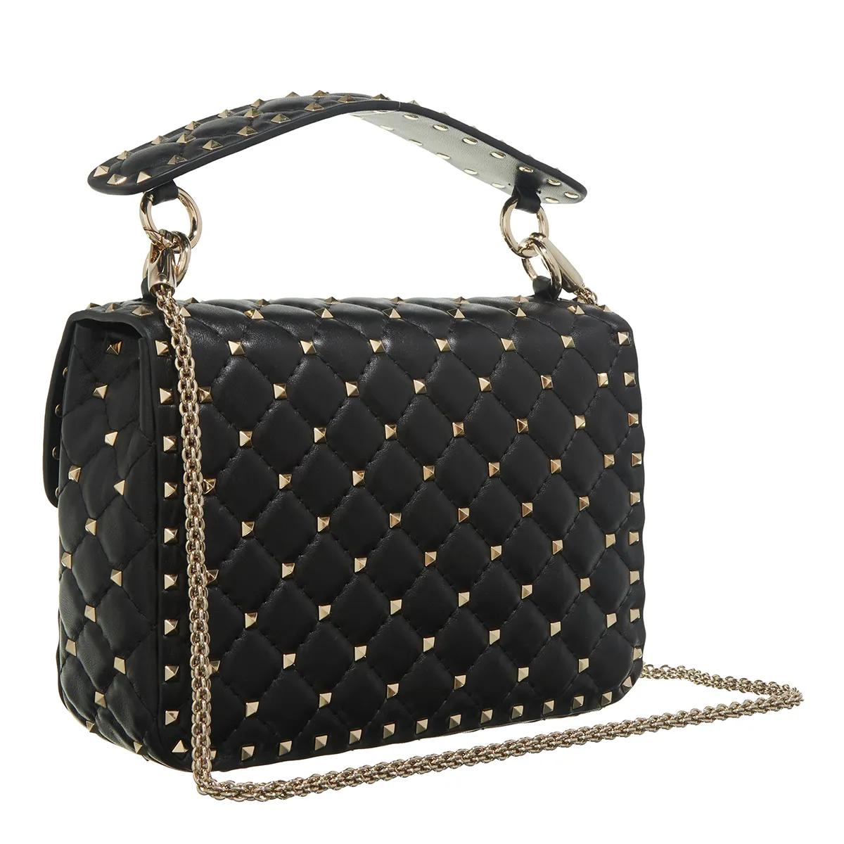 Valentino Garavani Crossbody bags Medium Shoulder Bag Rockstud Spike in zwart