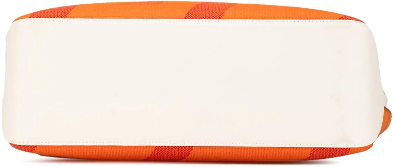 Thumbnail - Hermès Shopper - Toile H and Swift Cabas H en Biais 40 - Gr. unisize - in Orange - für Damen