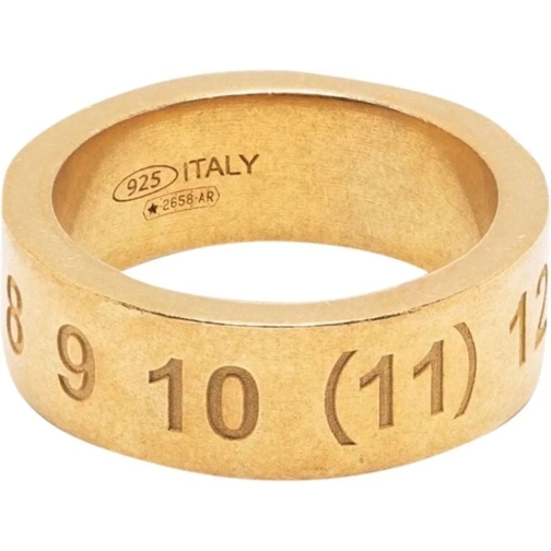 Maison Margiela  Numbers Ring Medium Gold Womens mehrfarbig