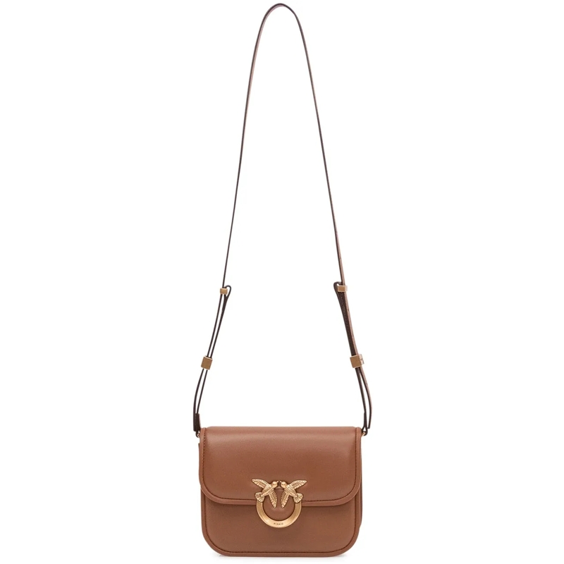 Pinko Schultertasche Borsa Love Box Mini con Patta beige(Image 2)