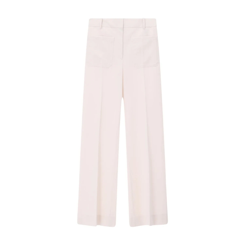 Victoria Beckham Pantalons décontractés Weite Stoffhose Alina pink