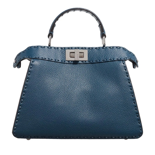 Fendi Tote Peekaboo Top Handle Blue