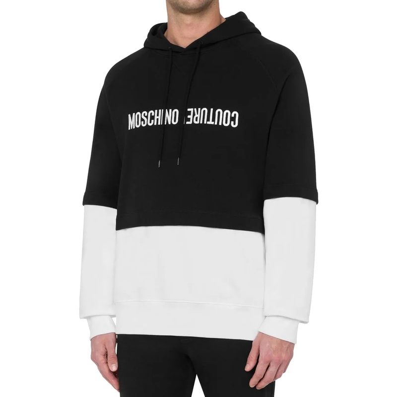 Moschino  Moschino Cotton Hooded Sweatshirt schwarz(Image 2)