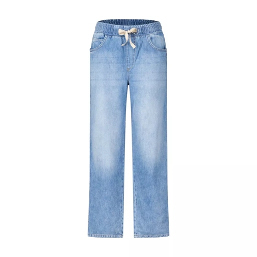 LIU JO Crop Flared Jeans mit Strassdetails 48104631861594 Blau 