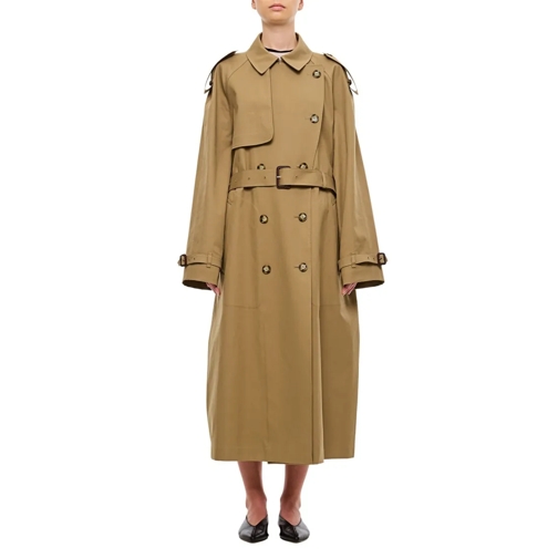 Stella McCartney Trenchcoat Oversized Cotton Trench Brown