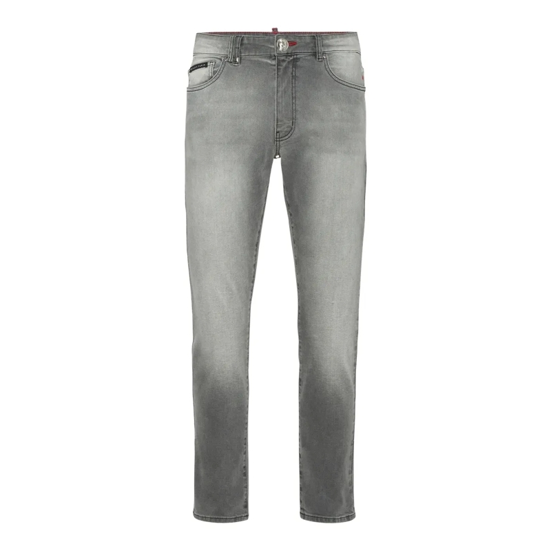 Philipp Plein Skinny-Leg-Jeans Skinny hell-grau