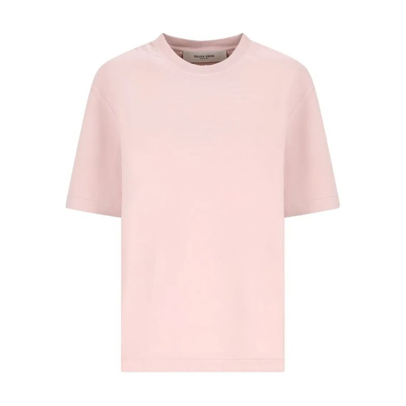 Golden Goose T-shirt Short-Sleeve Silk-Nylon T-Shirt Neutrals