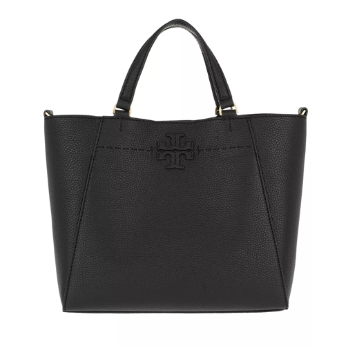Tory Burch McGraw Carryall Small Black Tote