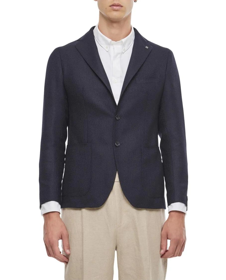 Tagliatore - Montecarlo Jacket - Größe 48 - blau