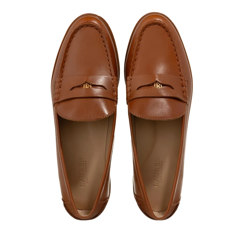 Lauren Ralph Lauren Loafer Marli-Flats-Loafer Lauren Tan(Image 6)