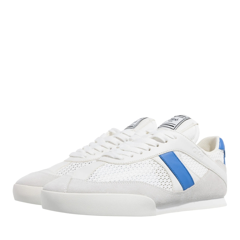 Chloé Low-Top-Sneaker Kick Sneaker White Blue(Image 3)