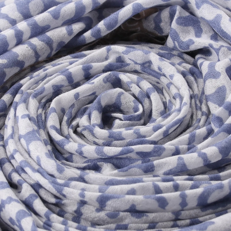 Friendly Hunting Écharpe légère Schal Eyes of Marrakesh aus Kashmir blau(Image 3)