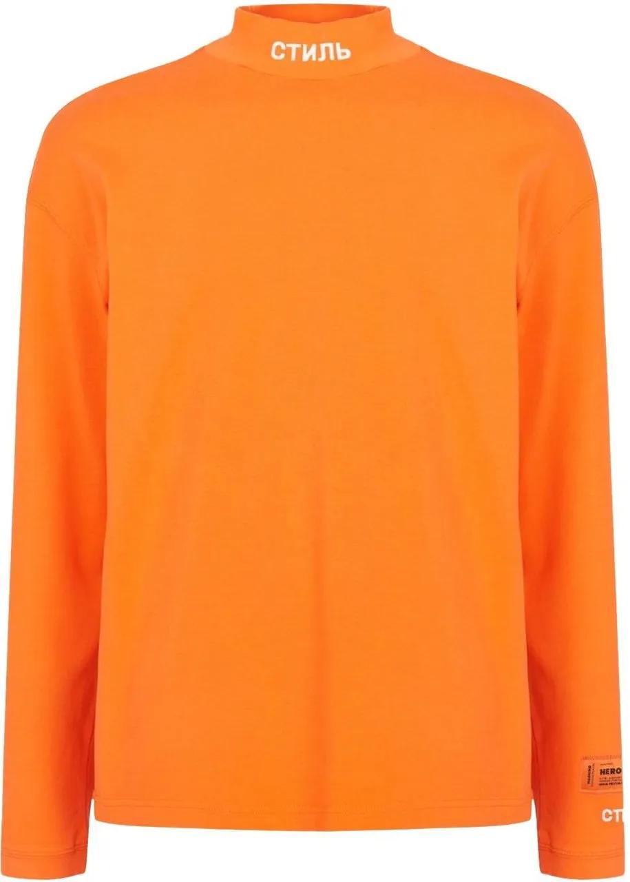 Thumbnail - Heron Preston - Ctnmb Logo Turtleneck Sweatshirt - Größe S - orange