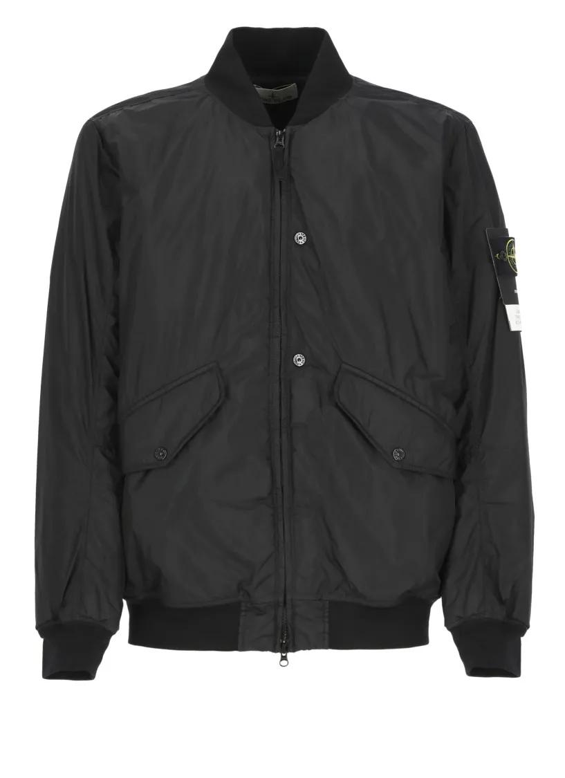 Stone Island - Padded Bomber Jacket - Größe S - schwarz