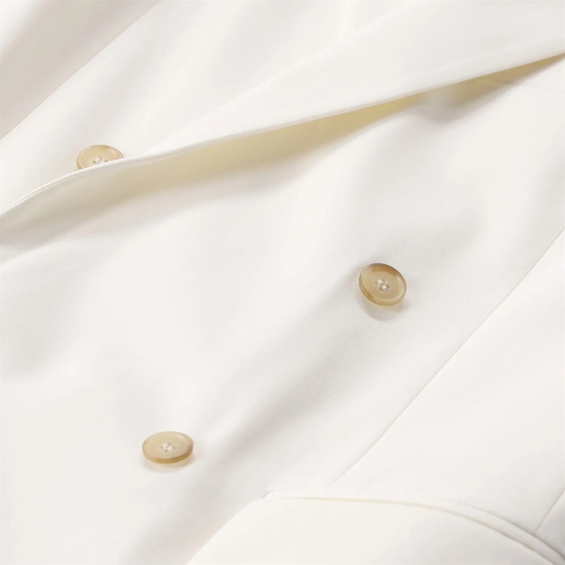 MM6 Maison Margiela Blazer Blazer aus Woll-Mix weiß(Image 4)