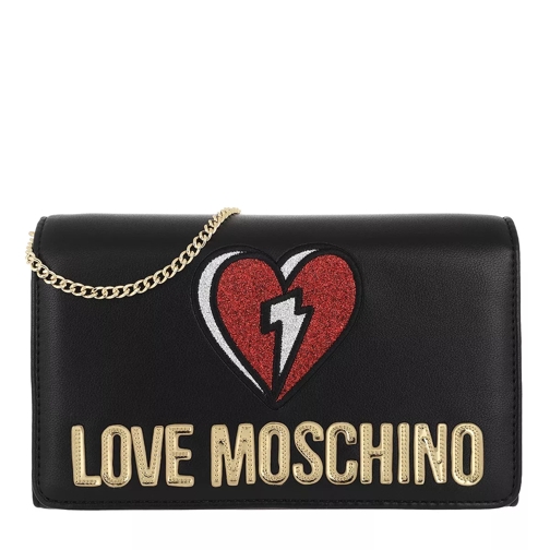 Love Moschino Bag Nero/Rosso Sac à bandoulière