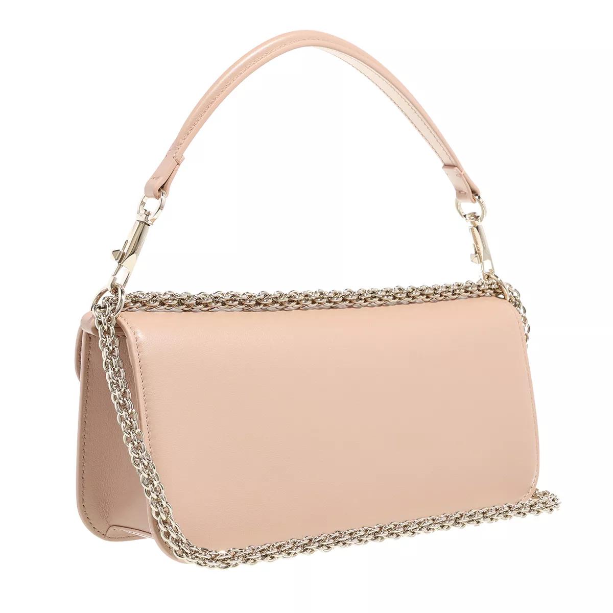 Valentino Vltn Logo Leather Crossbody Bag UWT - Pink PP