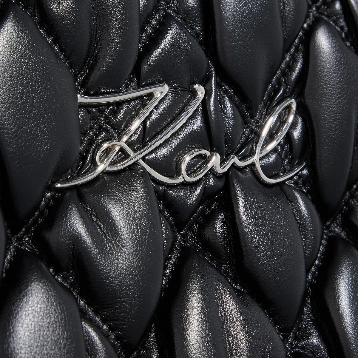 Karl Lagerfeld Shoppers & Totes K Signature Kuilt Tote in zwart