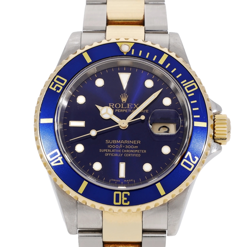 Rolex Automatikuhr Submariner Blau