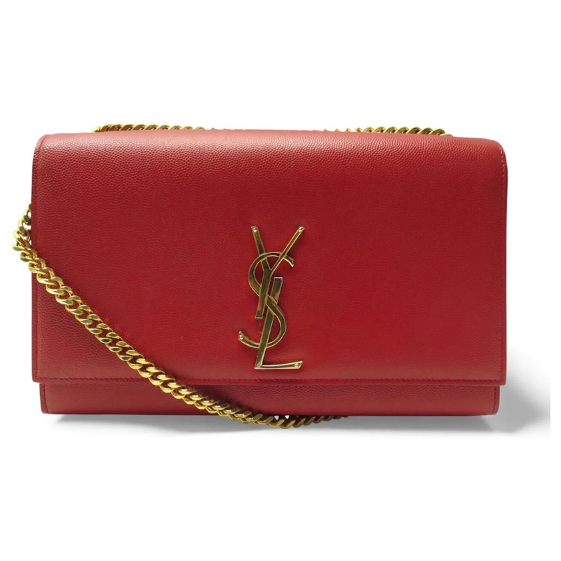 Saint Laurent Sac à bandoulière SAINT LAURENT KATE MEDIUM 364021 ROTLEDER SCHULTER rot