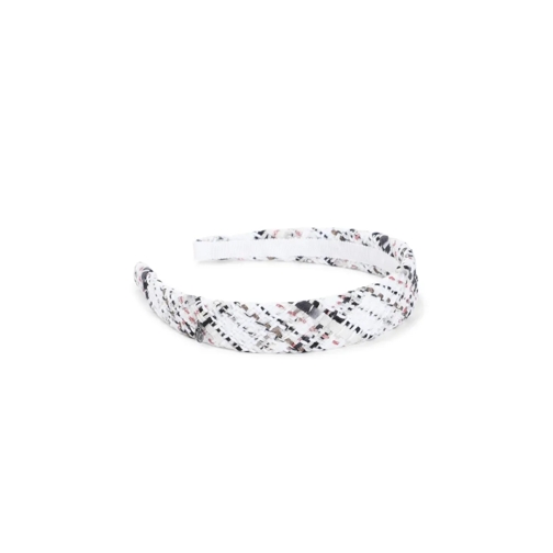 Maison Michel Hoed Eve Head Band White