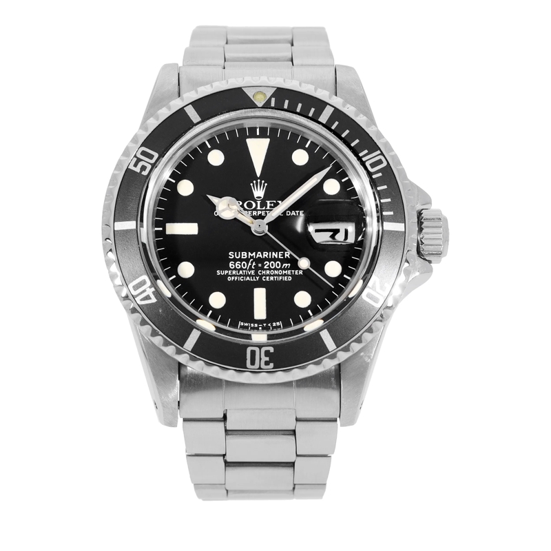 Rolex Montre automatique Submariner Schwarz